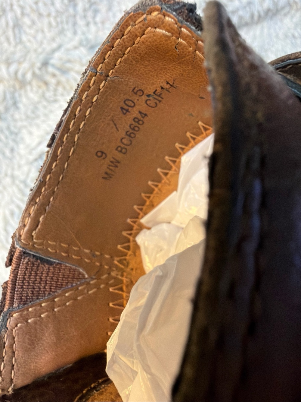 BOC comfort shoes Brown Leather Clog Shoes size 9 - Picture 12 of 13
